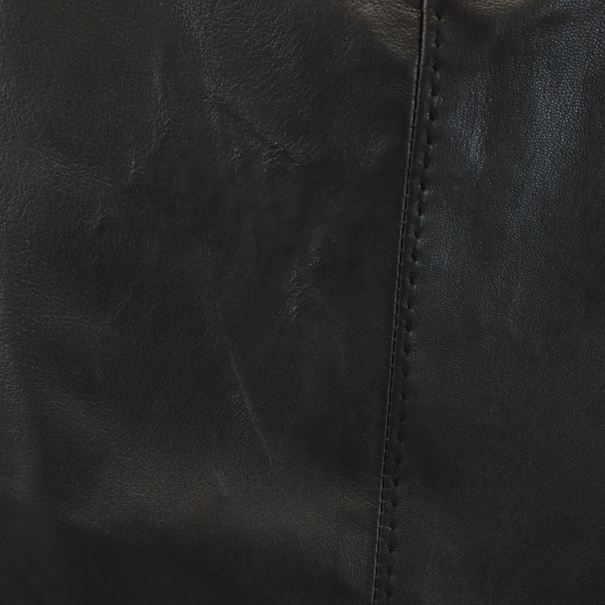 RALPH LAUREN COLLECTION ラルフローレン コレクション USA製 パープルレーベル ミディ丈 レザー タイトスカート 2 ブラック レディース