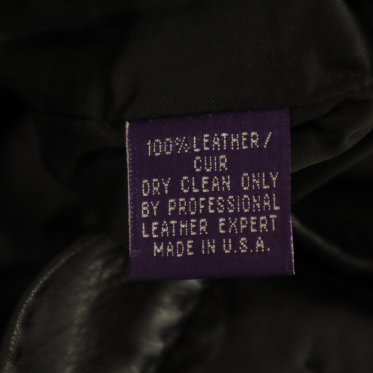 RALPH LAUREN COLLECTION ラルフローレン コレクション USA製 パープルレーベル ミディ丈 レザー タイトスカート 2 ブラック レディース