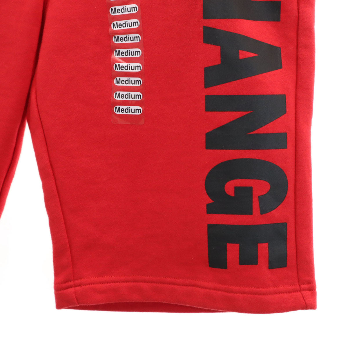 未使用 ARMANI EXCHANGE アルマーニエクスチェンジ スウェットショートパンツ M レッド 裏起毛 メンズ