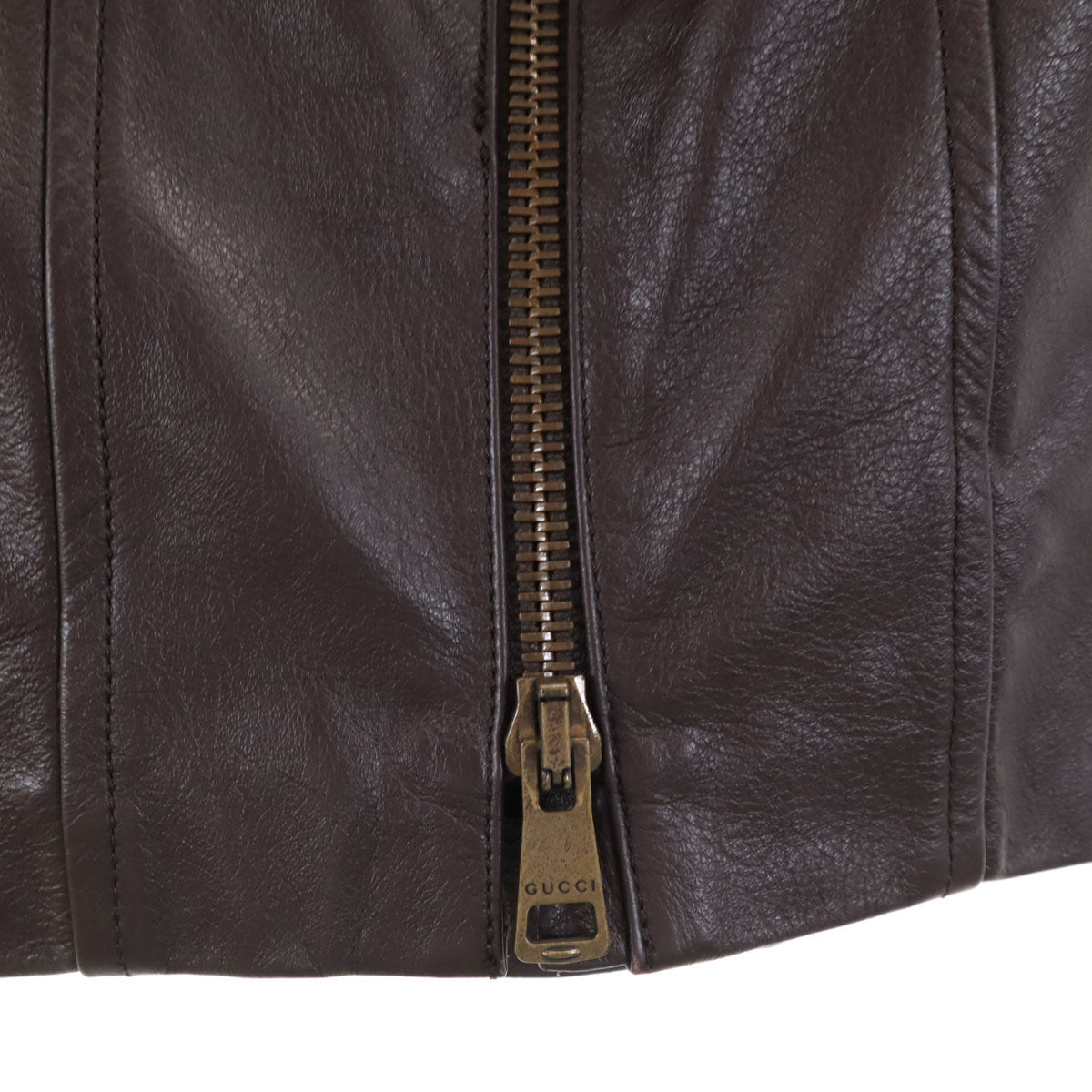 GUCCI グッチ イタリア製 ミディ丈 タイトスカート 38 ブラウン系 レディース