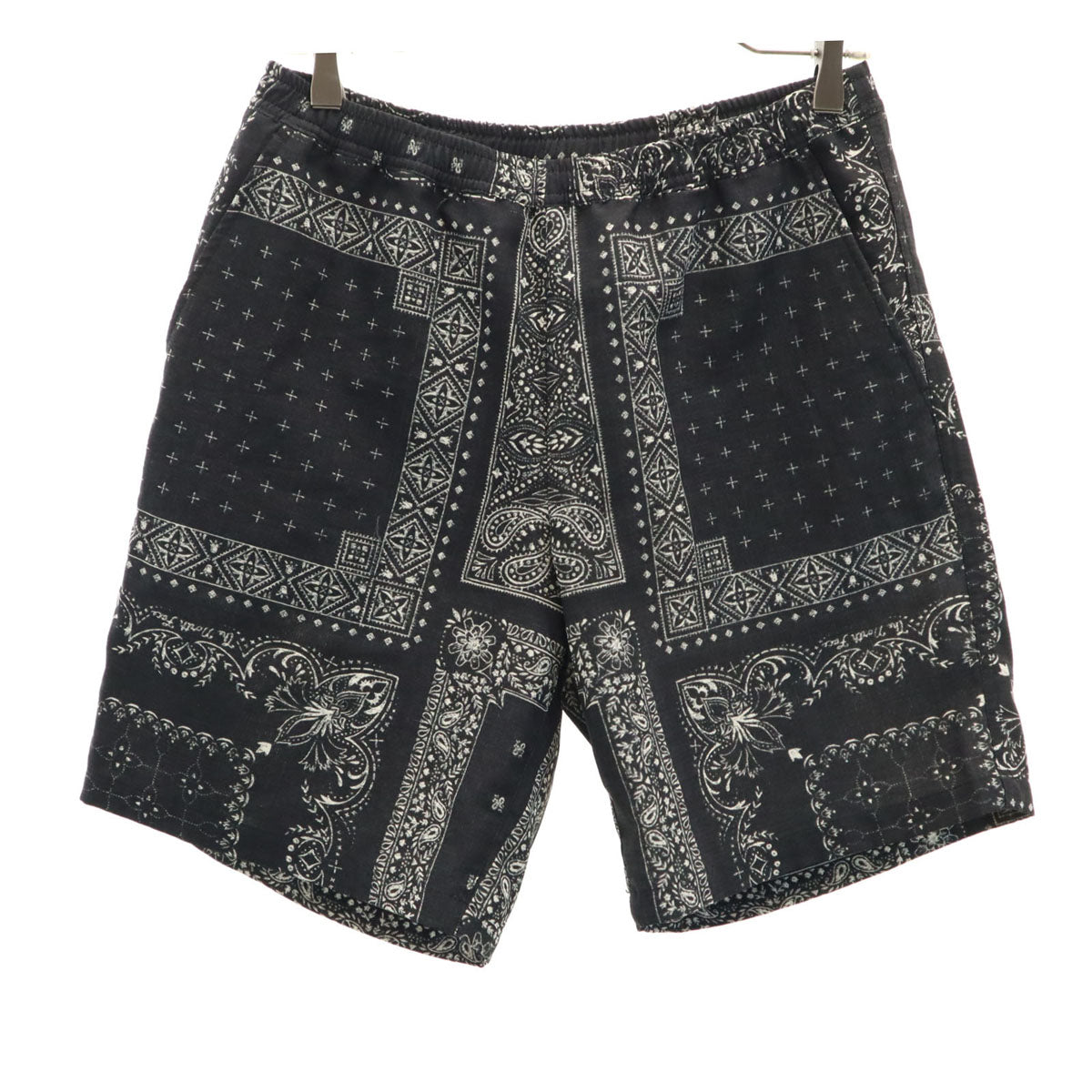 THE NORTH FACE ザノースフェイス 総柄 ショートパンツ M ブラック アウトドア NB42330 メンズ