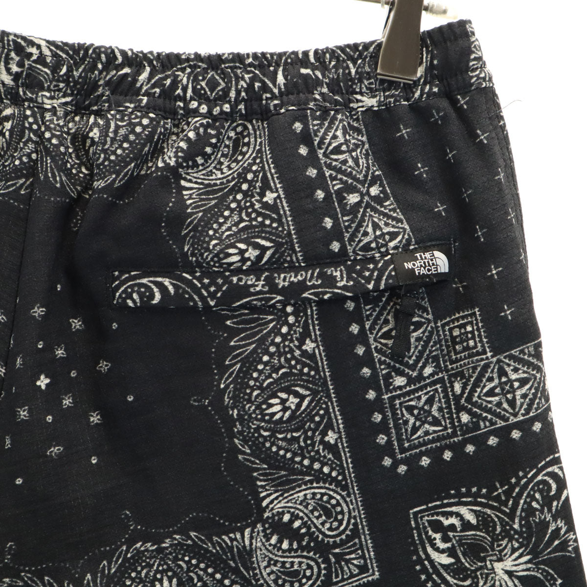 THE NORTH FACE ザノースフェイス 総柄 ショートパンツ M ブラック アウトドア NB42330 メンズ