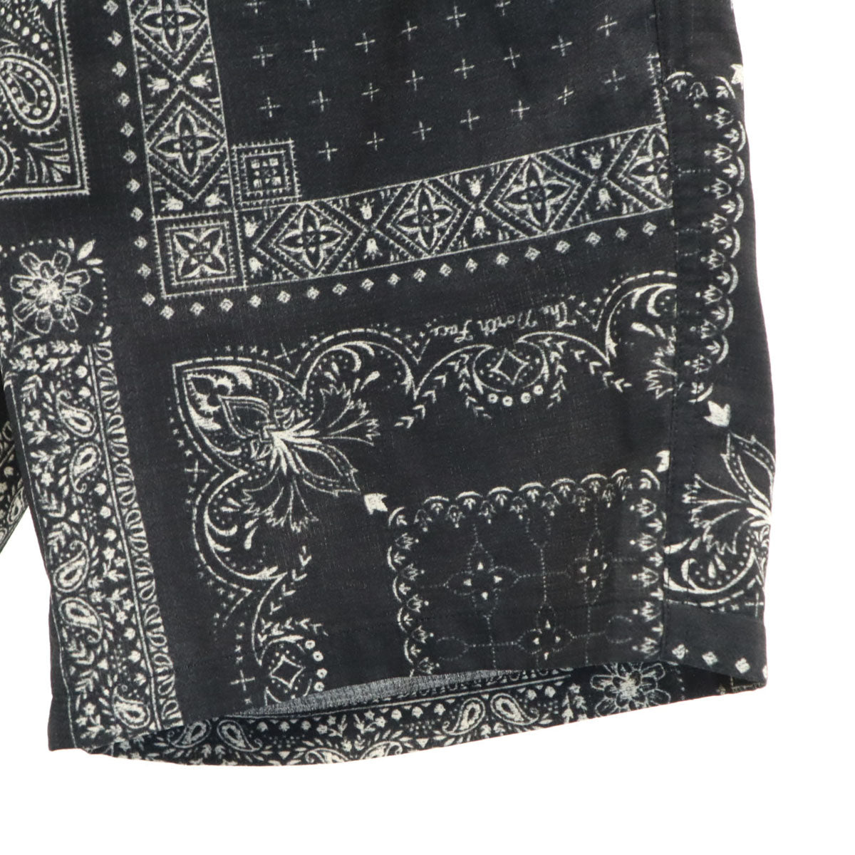 THE NORTH FACE ザノースフェイス 総柄 ショートパンツ M ブラック アウトドア NB42330 メンズ