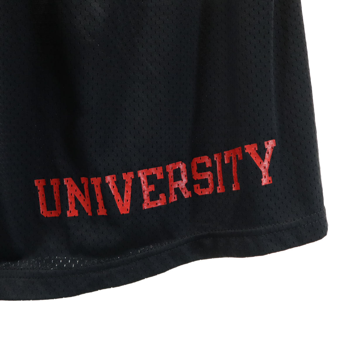 Champion チャンピオン 80s USA製 ヴィンテージ トリコタグ メッシュ ハーフパンツ L ブラック レディース