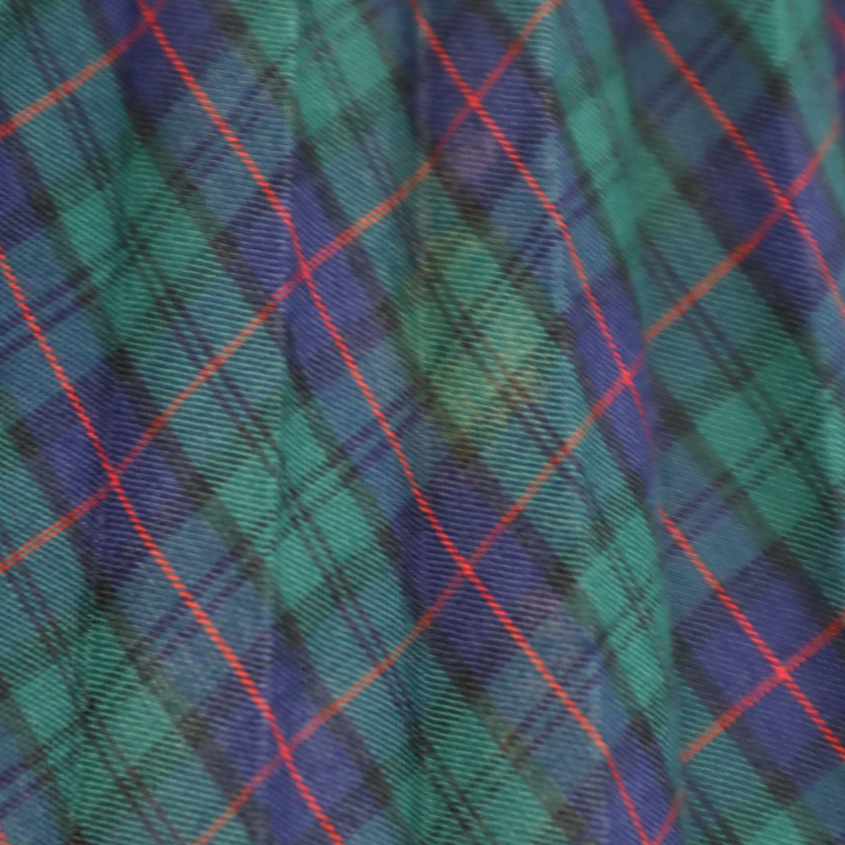 tricot COMME des GARCONS トリコットコムデギャルソン 2004年 00s 日本製 チェック柄 ミディ丈 プリーツ ラップスカート M グリーン レディース