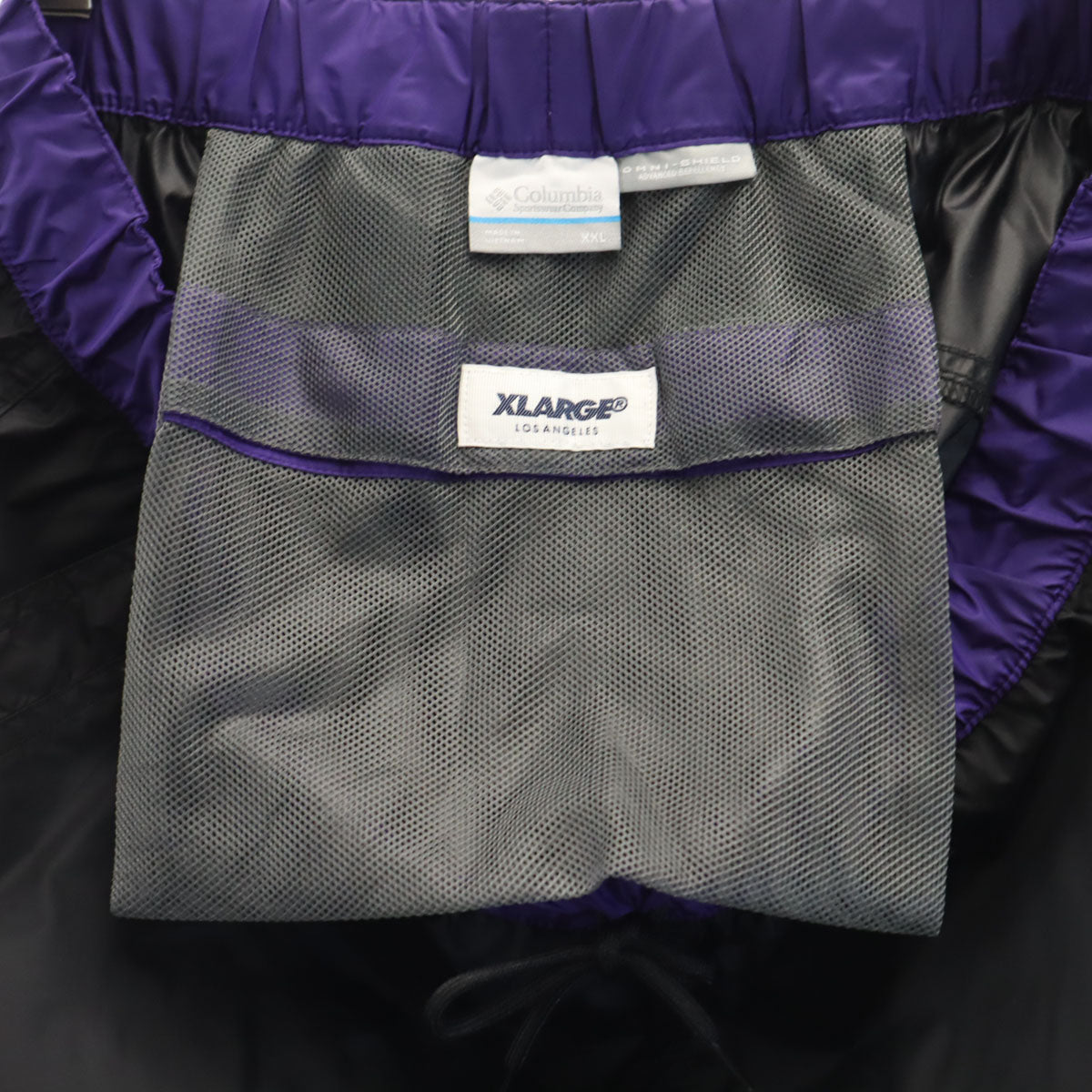 Columbia コロンビア XLARGE エクストララージ コラボ ショートパンツ XXL ブラック ビッグサイズ OMNI-SHIELD メンズ