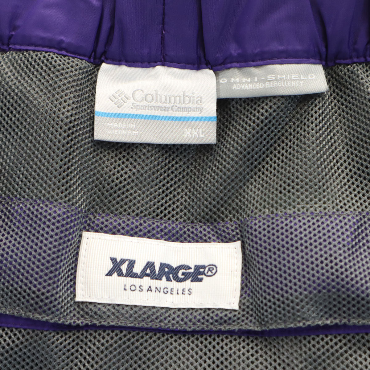 Columbia コロンビア XLARGE エクストララージ コラボ ショートパンツ XXL ブラック ビッグサイズ OMNI-SHIELD メンズ