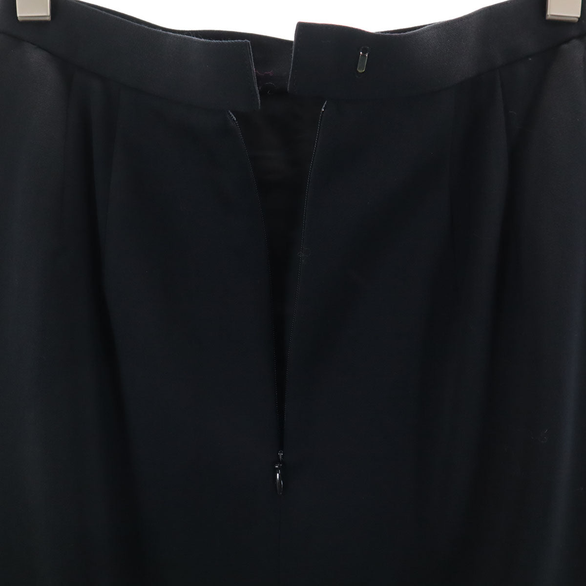 Christian Dior クリスチャンディオール 90s ウール オールド ミモレ丈 スカート L 黒 レディース