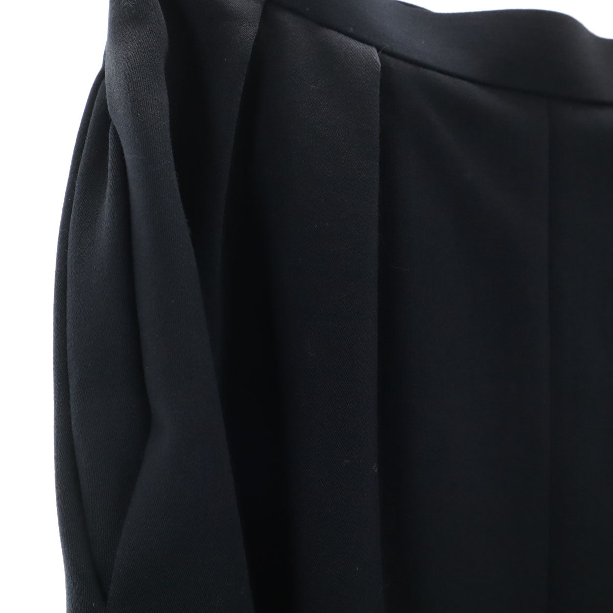 Christian Dior クリスチャンディオール 90s ウール オールド ミモレ丈 スカート L 黒 レディース