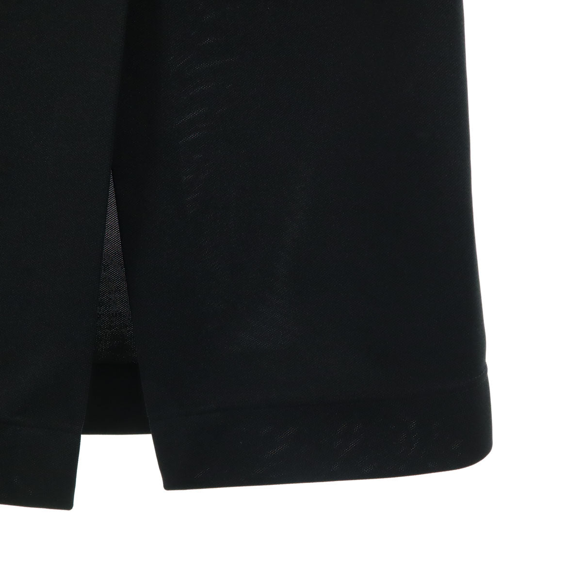 FENDI フェンディ イタリア製 ロング丈 サイドライン タイトスカート 40 黒 レディース