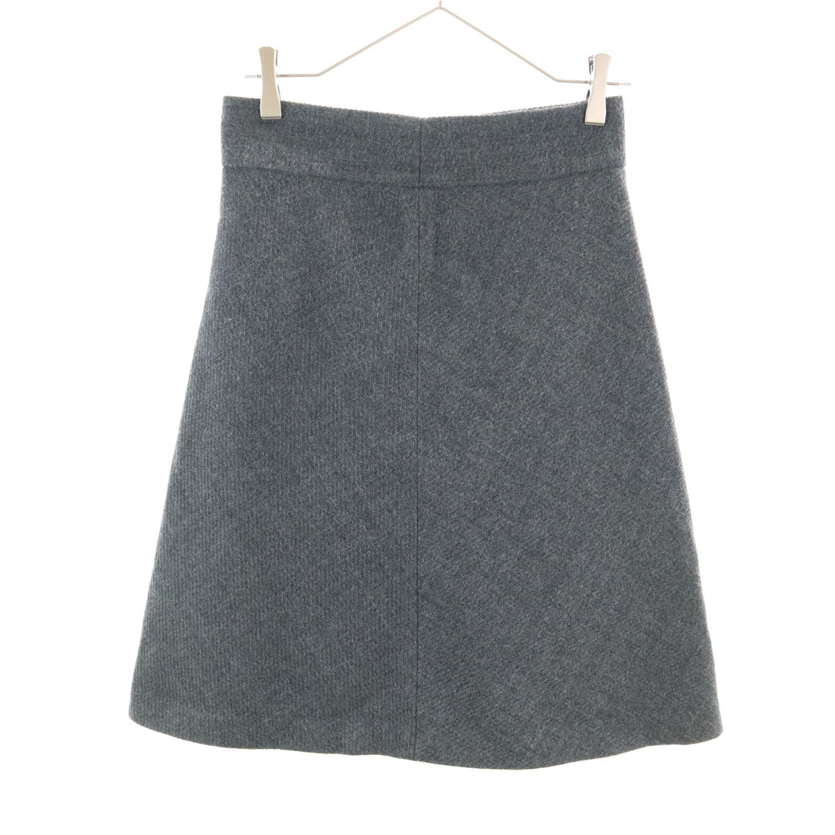 JIL SANDER ジルサンダー イタリア製 膝丈スカート 34 チャコールグレー レディース