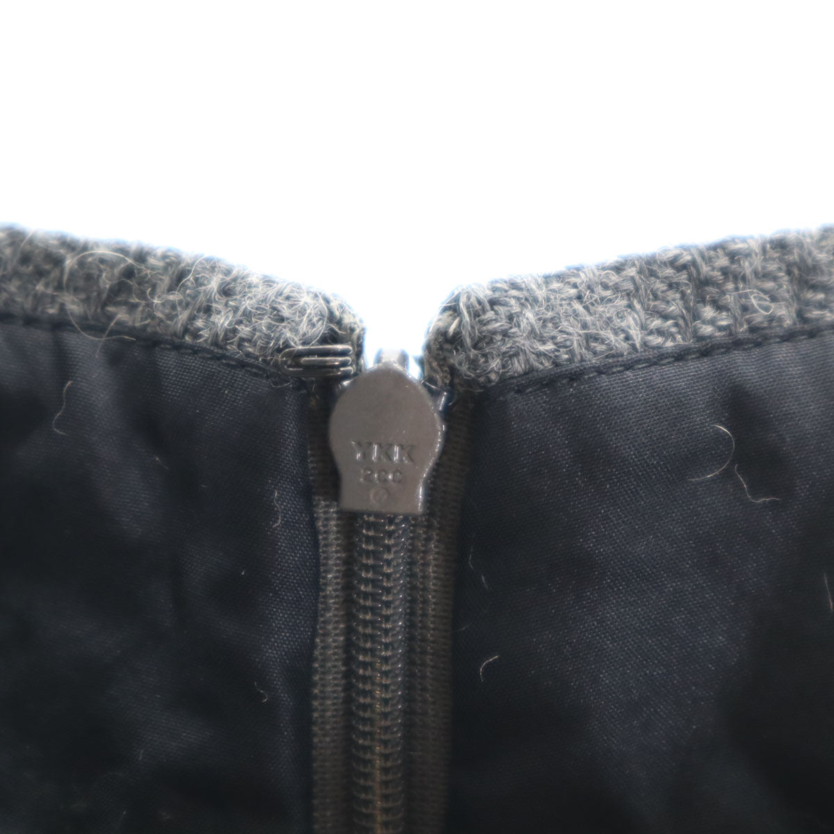 JIL SANDER ジルサンダー イタリア製 膝丈スカート 34 チャコールグレー レディース