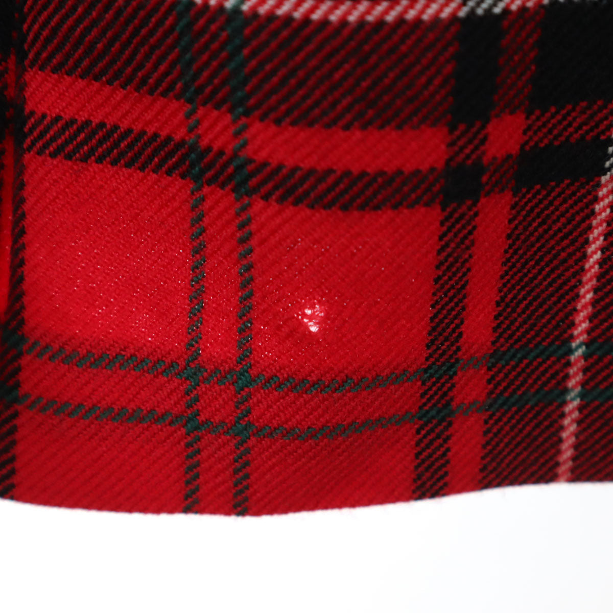 JUNYA WATANABE COMME des GARCONS ジュンヤワタナベコムデギャルソン 2017年 未使用 日本製 ギンガムチェック ミモレ丈 プリーツスカート M レッド レディース