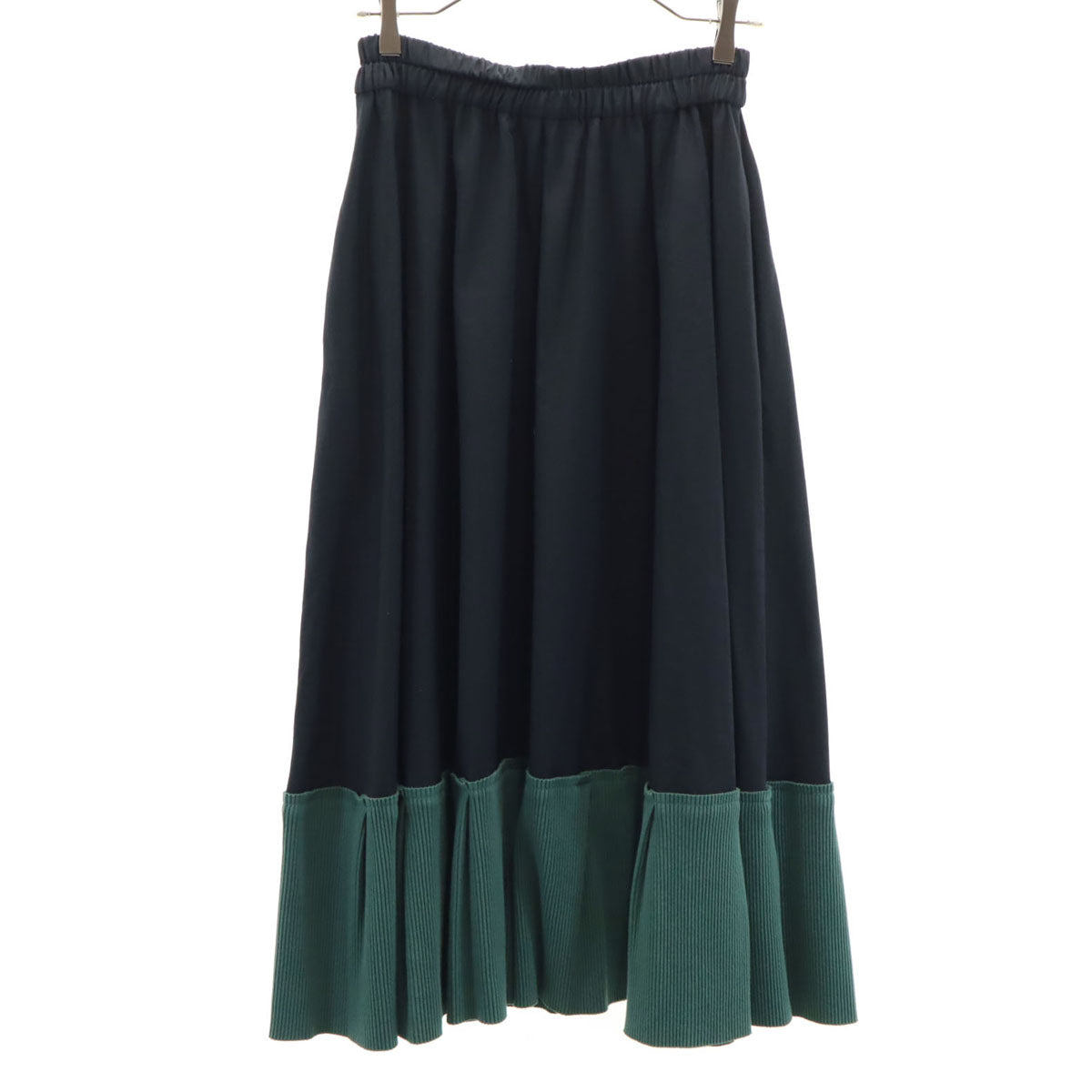 sneeuw スニュウ 日本製 ロングスカート ネイビー系 レディース