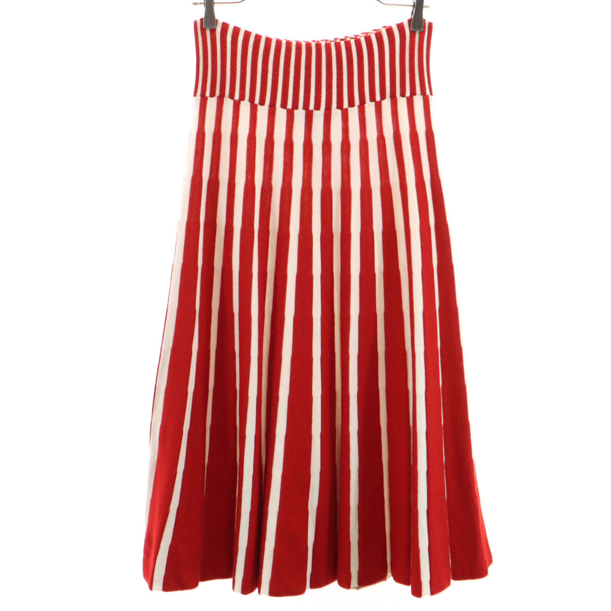MSGM エムエスジーエム イタリア製 ニット ロングスカート S レッド系 レディース