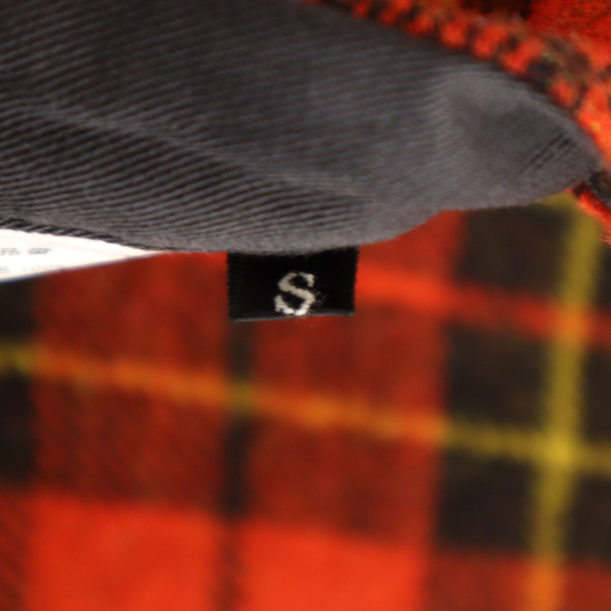 tricot COMME des GARCONS トリココムデギャルソン 2003年 日本製 ウール チェック柄 膝丈スカート S レッド レディース