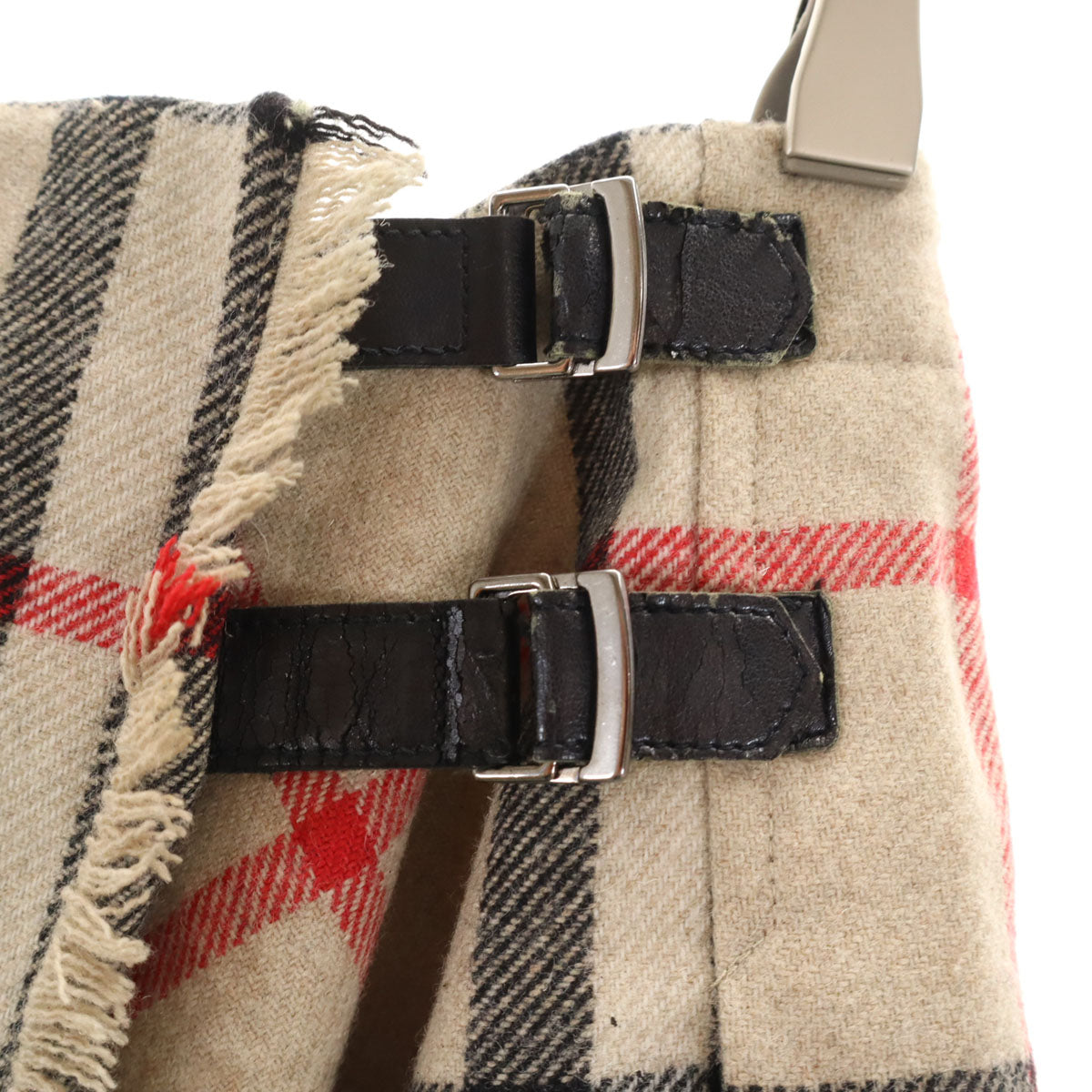 BURBERRY バーバリー ノバチェック ミニ丈 ラップスカート 12Y