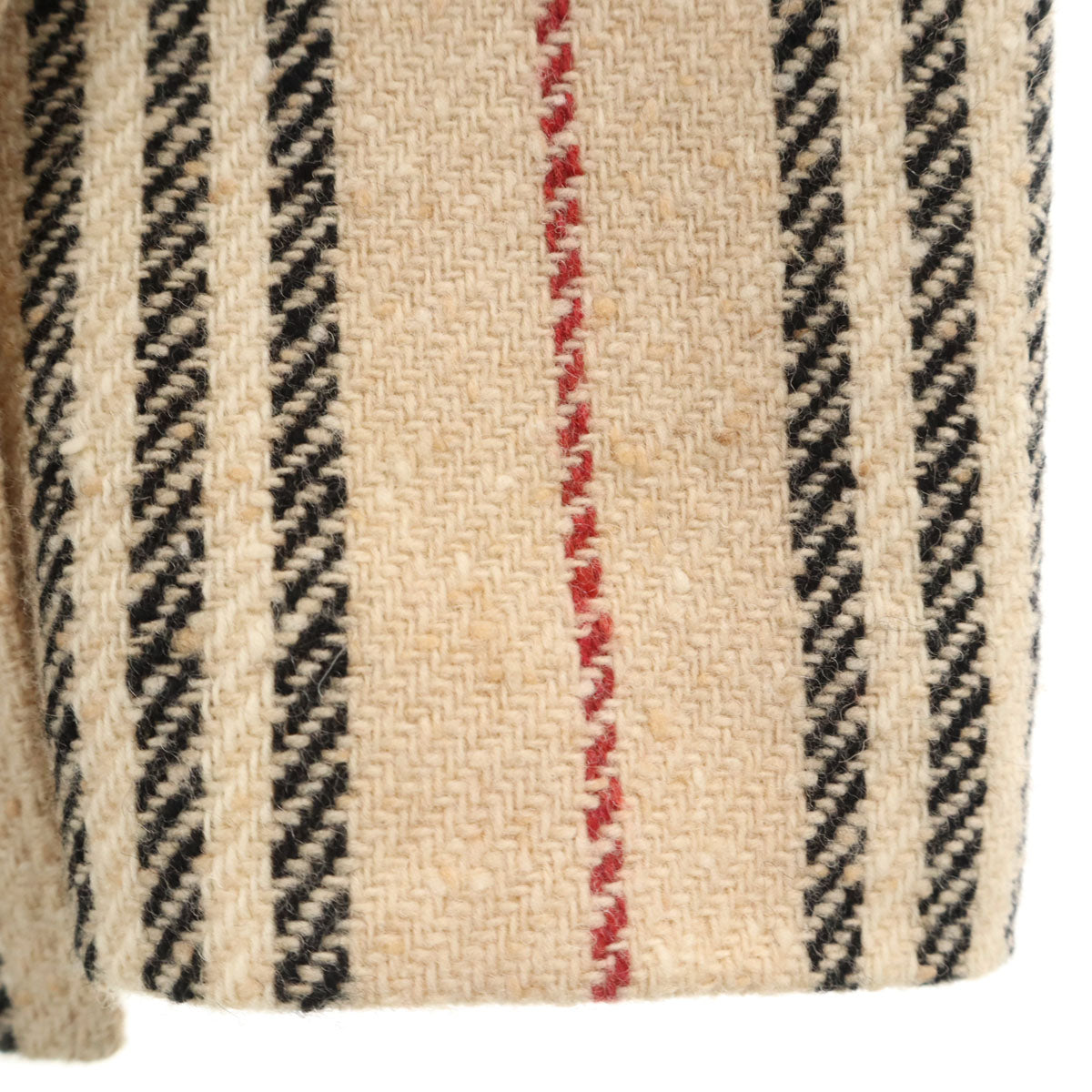 BURBERRY LONDON バーバリーロンドン ストライプ柄 ミモレ丈 ツイード ラップスカート 36 ベージュ 三陽商会 レディース