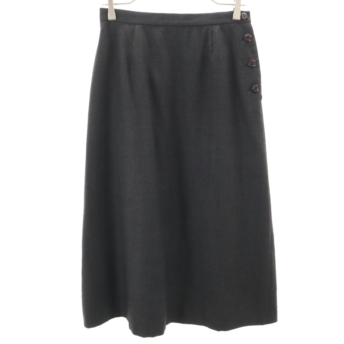 Burberrys バーバリーズ 90s オールド 膝丈スカート 11 チャコールグレー レディース