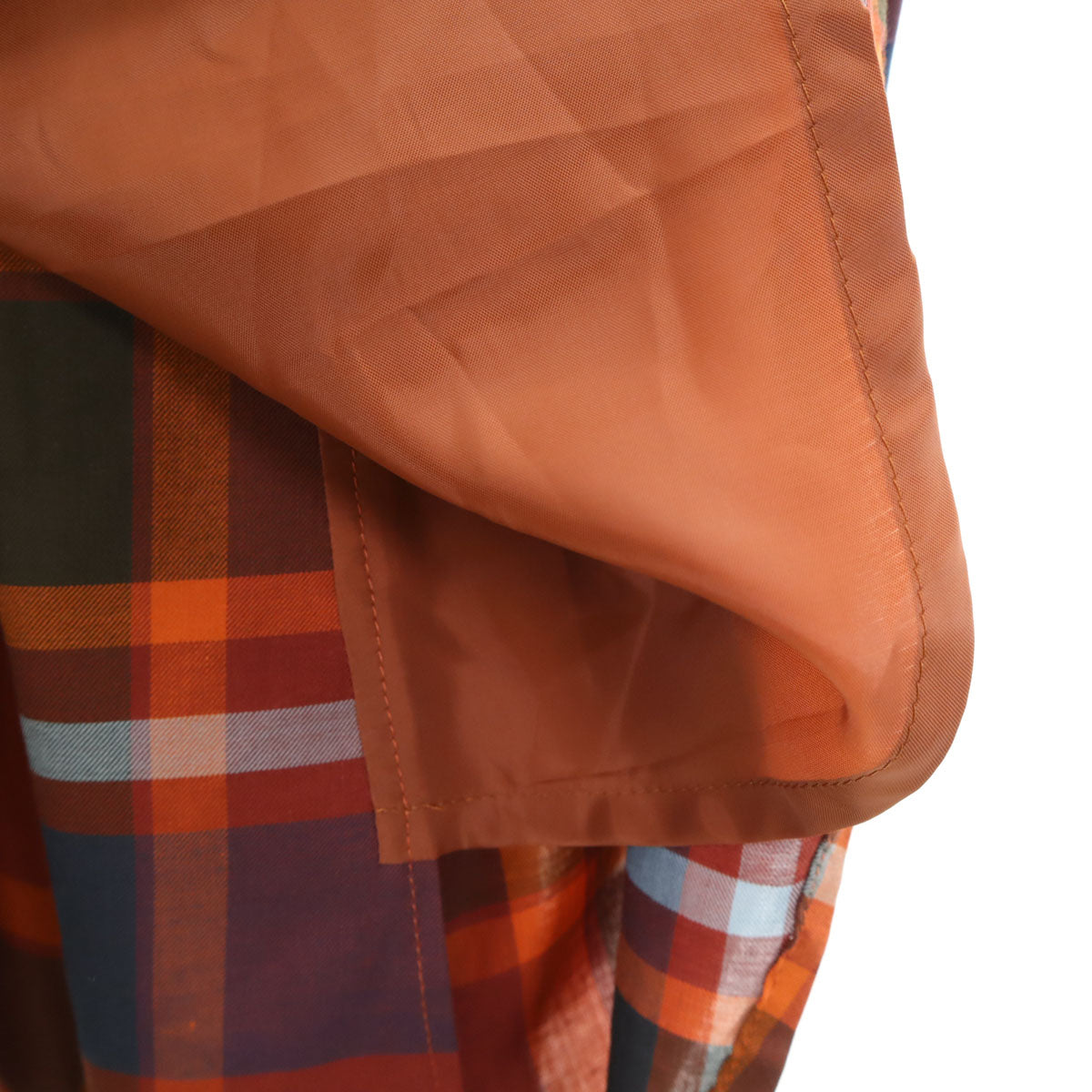 未使用 Tsuru by Mariko Oikawa ツルバイマリコオイカワ 日本製 チェック ロング丈 ラップスカート F レッド系 レディース