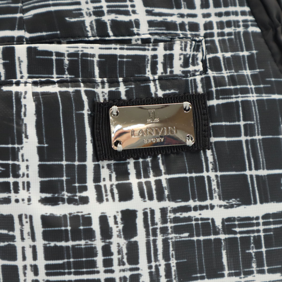 LANVIN SPORT ランバン スポーツ ミニ丈 リバーシブル ダウン スカート 38 ブラック系 レディース