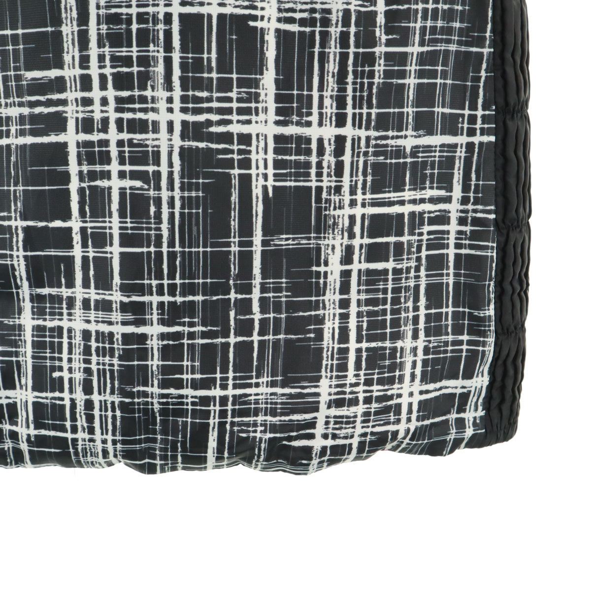 LANVIN SPORT ランバン スポーツ ミニ丈 リバーシブル ダウン スカート 38 ブラック系 レディース