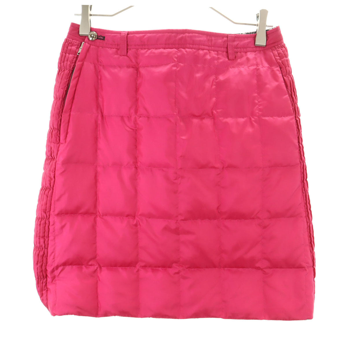 LANVIN SPORT ランバン スポーツ ミニ丈 リバーシブル ダウン スカート 38 ブラック系 レディース