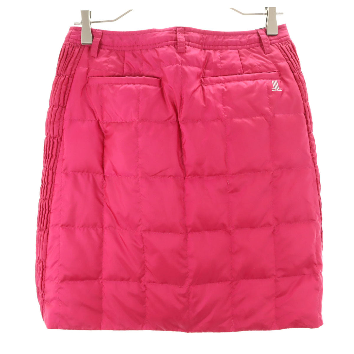 LANVIN SPORT ランバン スポーツ ミニ丈 リバーシブル ダウン スカート 38 ブラック系 レディース