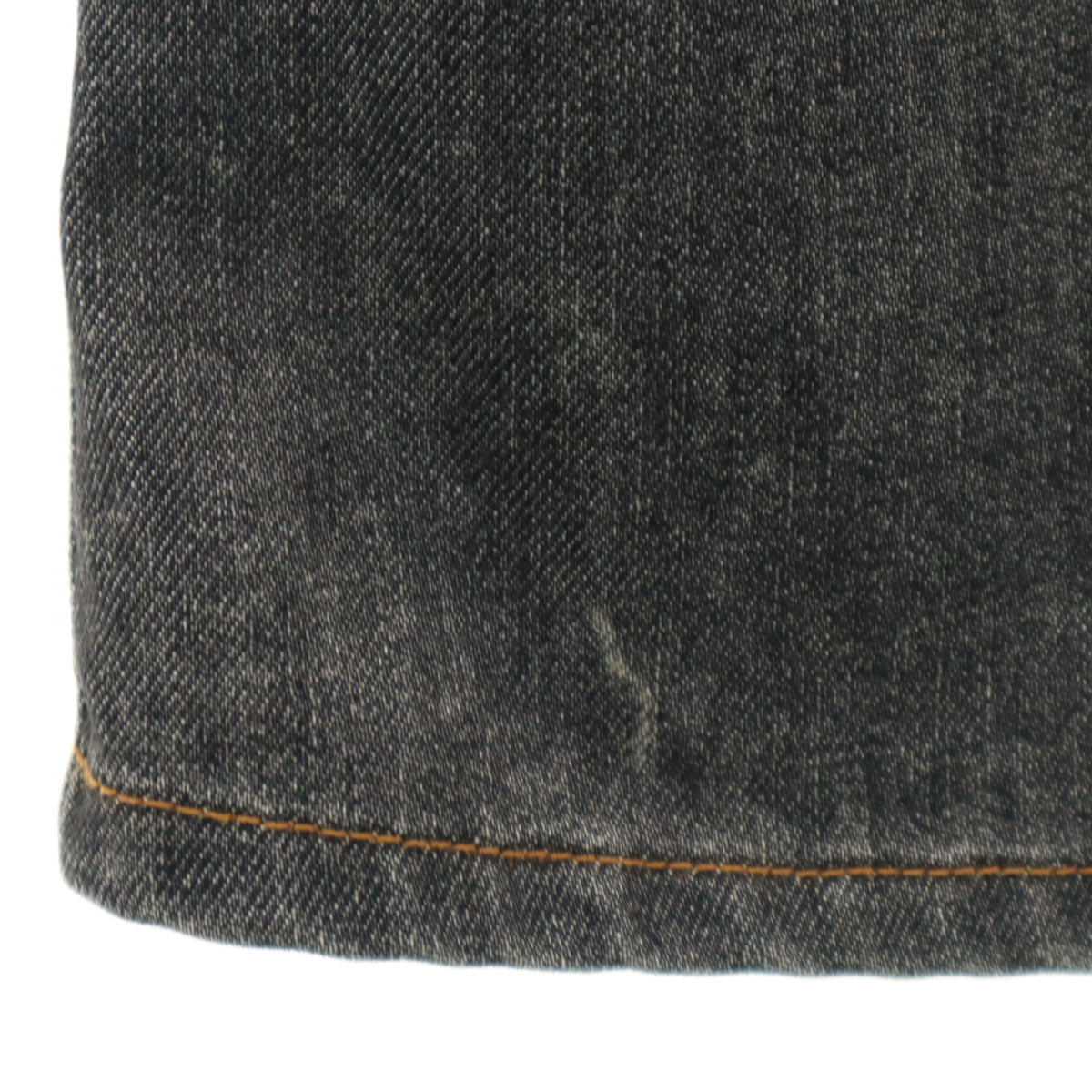 BURBERRY LONDON バーバリーロンドン ミモレ丈 デニムスカート 40 ブラック 三陽商会 レディース