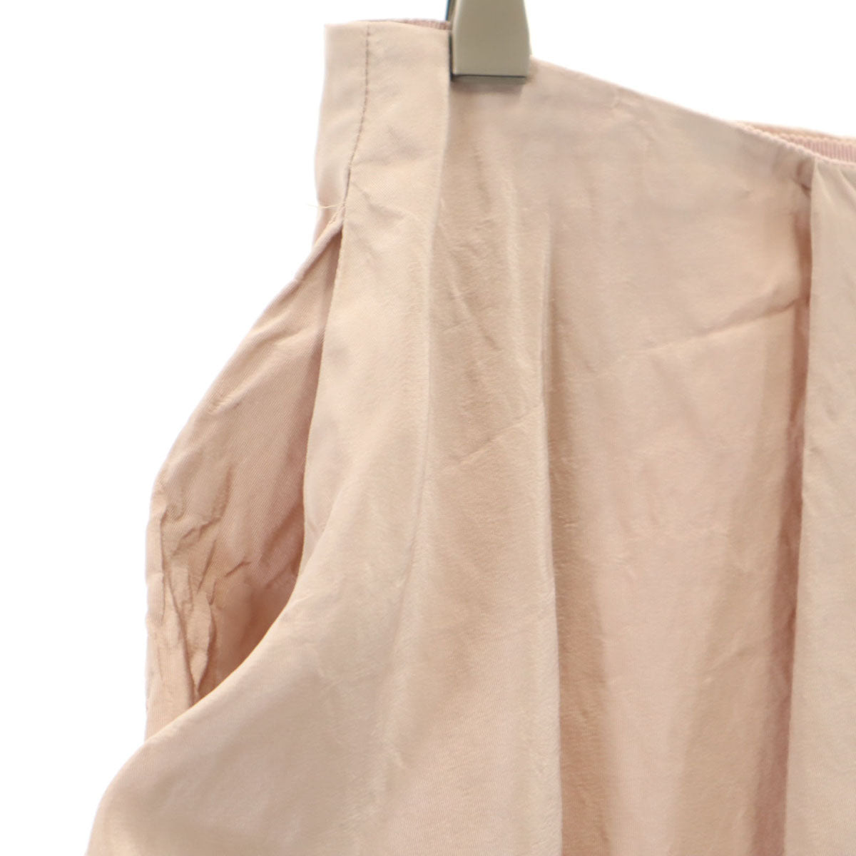 JIL SANDER NAVY ジルサンダーネイビー イタリア製 ミディ丈 プリーツスカート 34 ピンク レディース