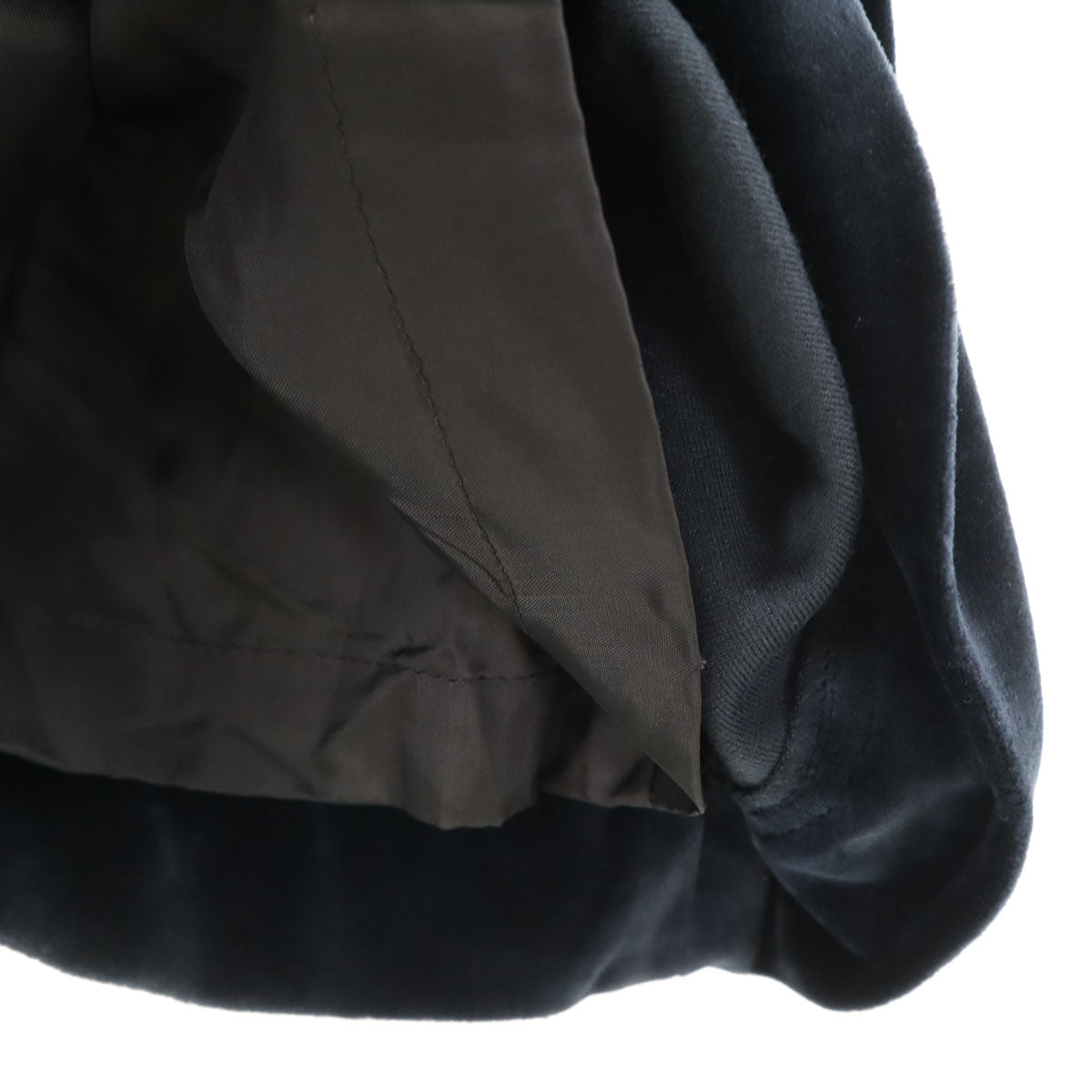 GIVENCHY ジバンシィ 90s 未使用 日本製 オールド ベロア ショートパンツ 9 ネイビー LIFE タグ付き レディース