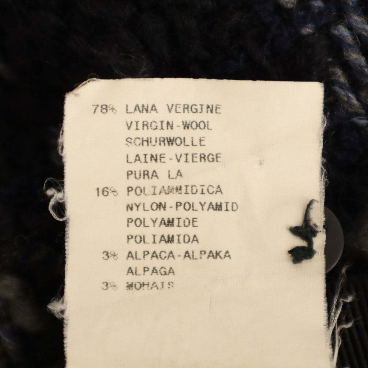 Emporio Armani エンポリオアルマーニ チェック柄 ミディ丈 スカート 40 ブラック系 レディース