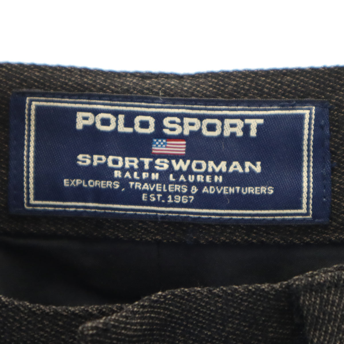 美品 POLO SPORT RALPH LAUREN ポロスポーツラルフローレン ロング丈 タイトスカート 61-89 ブラウン系 レディース