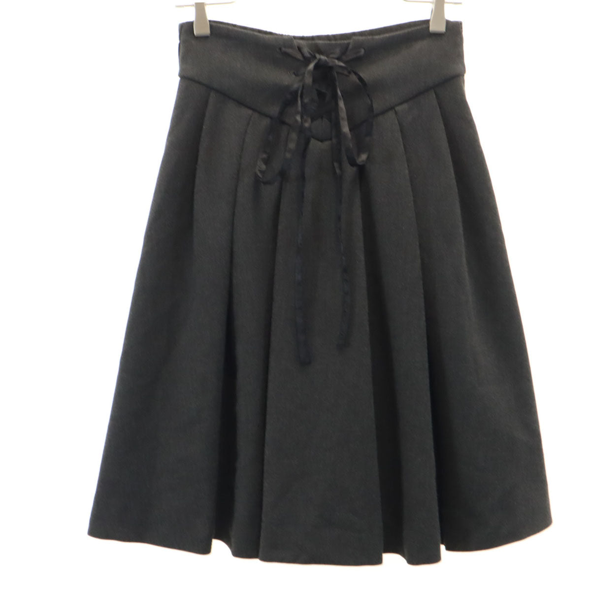 Emporio Armani エンポリオアルマーニ ミディ丈 プリーツスカート 36 グレー レディース