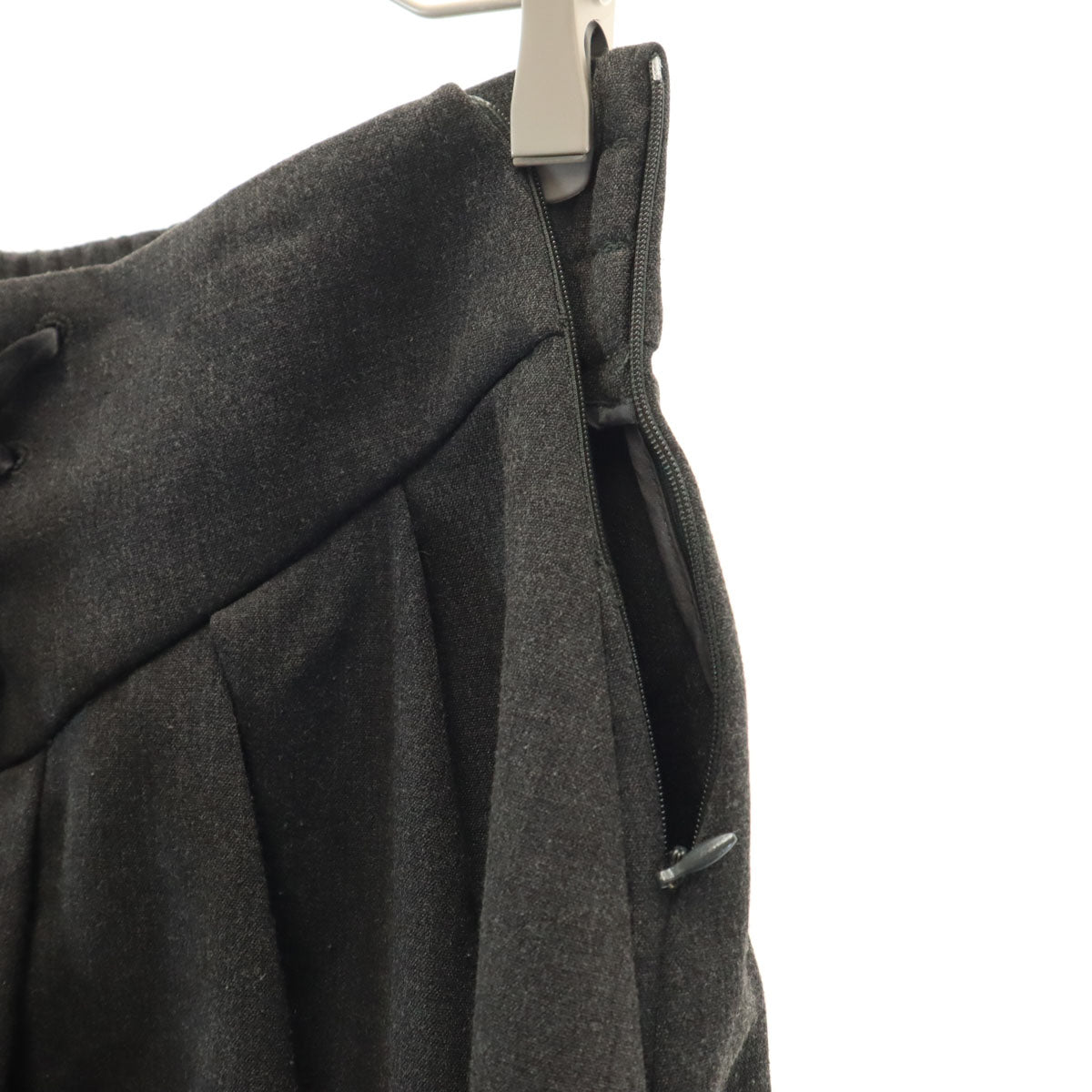 Emporio Armani エンポリオアルマーニ ミディ丈 プリーツスカート 36 グレー レディース