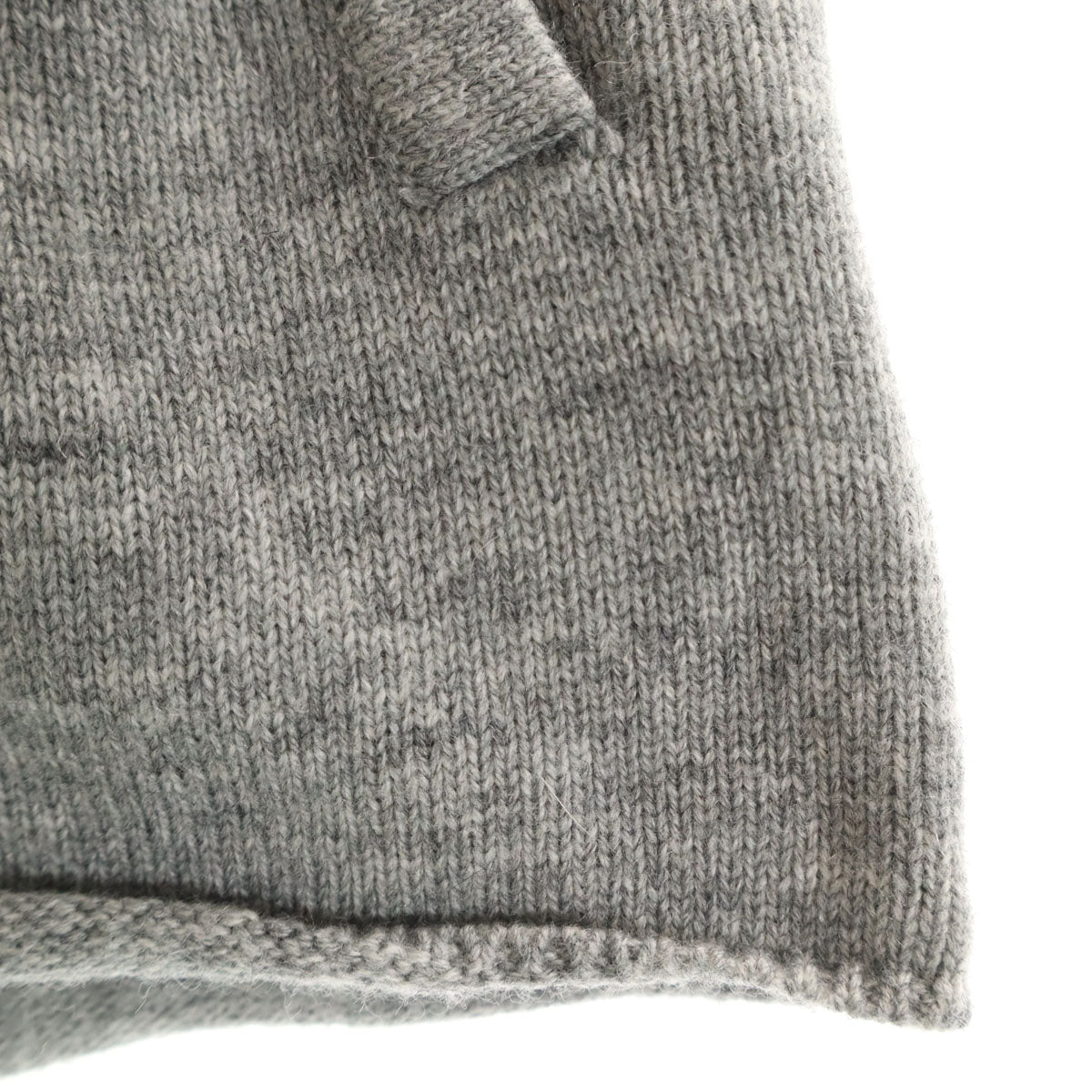 MIUMIU ミュウミュウ ウール ニット ショートパンツ 36 グレー レディース