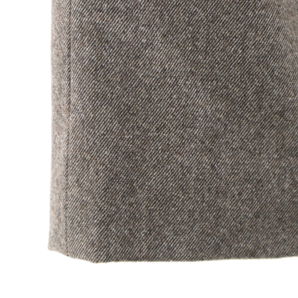 Leilian レリアン 日本製 ミモレ丈 タイトスカート 13+ グレーブラウン系 レディース