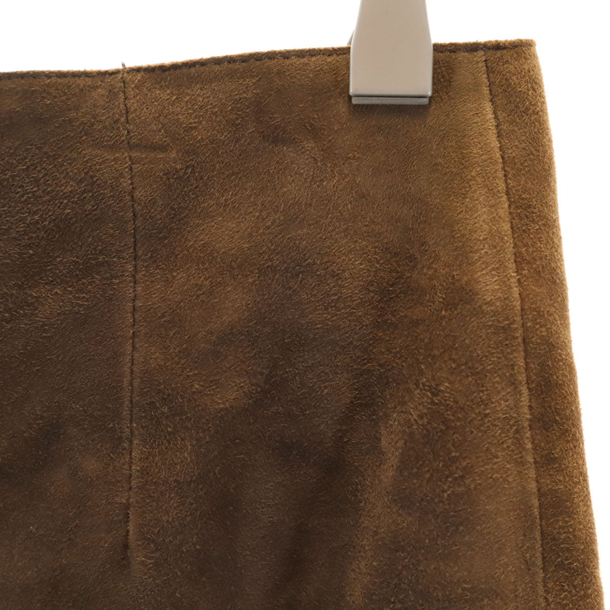 KENZO JUNGLE ケンゾージャングル 90s イタリア製 オールド ミディ丈 羊革 スエードレザー タイトスカート 36 ブラウン レディース