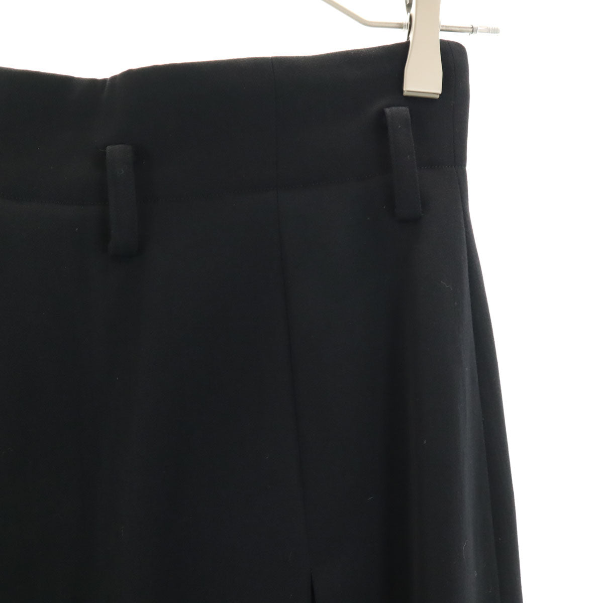 tricot COMME des GARCONS トリコットコムデギャルソン 日本製 ウール100% ロング丈 スカート S ブラック レディース