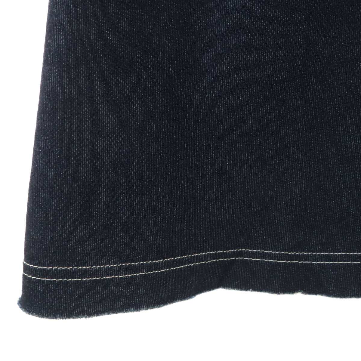 美品 Y's ワイズ 日本製 ロング丈 アシメ デニムスカート 1 インディゴ レディース