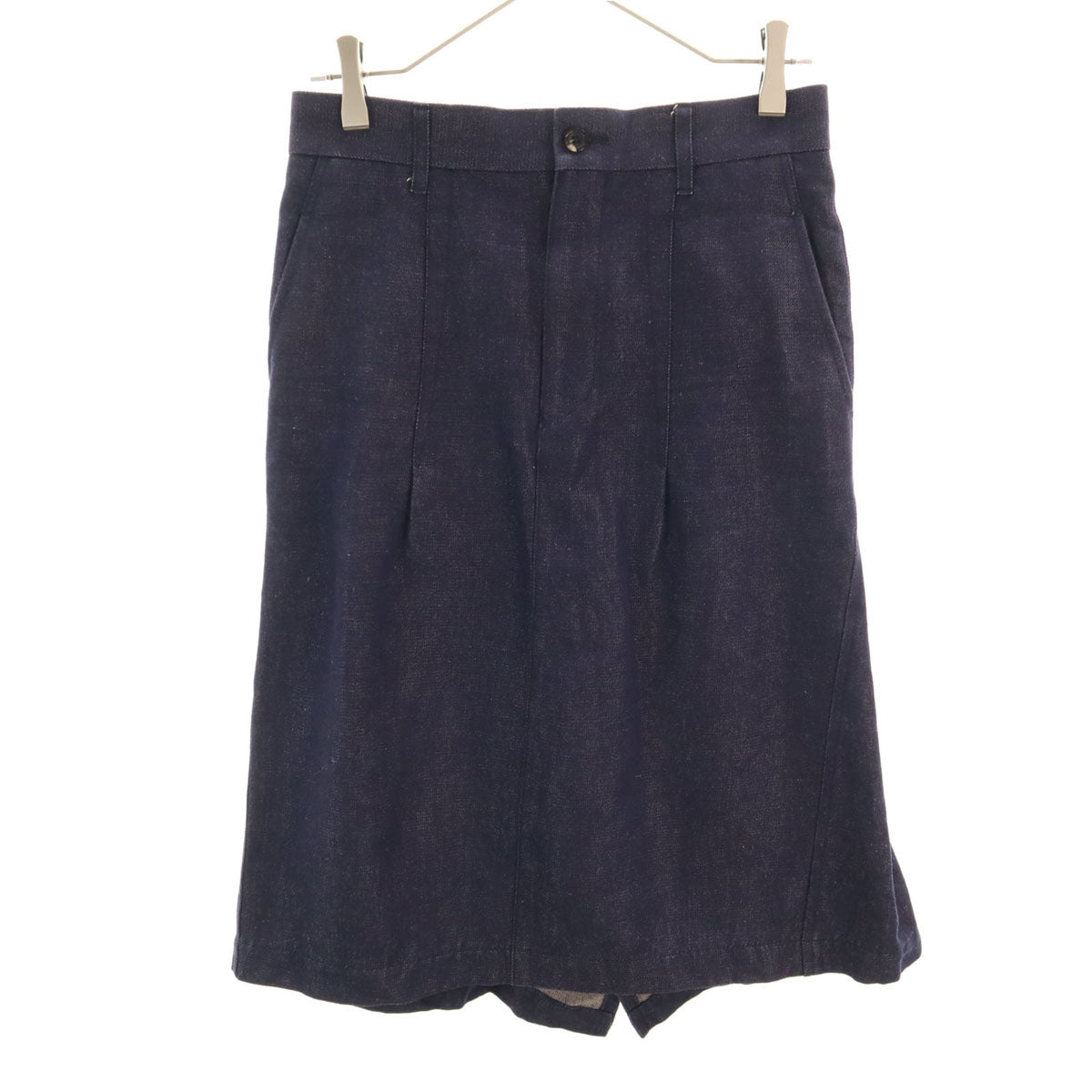 JUNYA WATANABE COMME des GARCONS ジュンヤワタナベ コムデギャルソン 2009年 日本製 ミモレ丈 デニムスカート XS インディゴ レディース