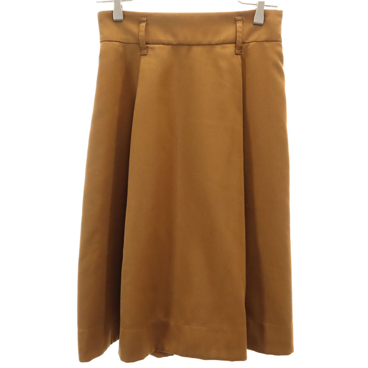 BLUE LABEL CRESTBRIDGE ブルーレーベルクレストブリッジ ミディスカート 38 キャメル系 レディース