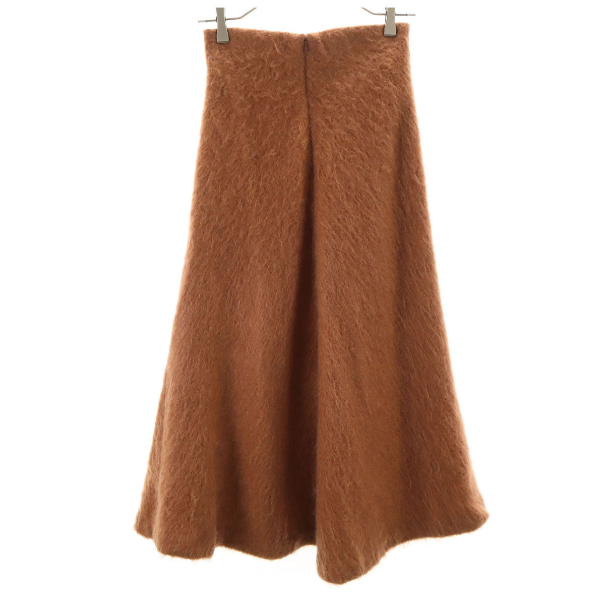 muller of yoshiokubo ミュラーオブヨシオクボ 日本製 シャギー ロングスカート 36 ブラウン レディース