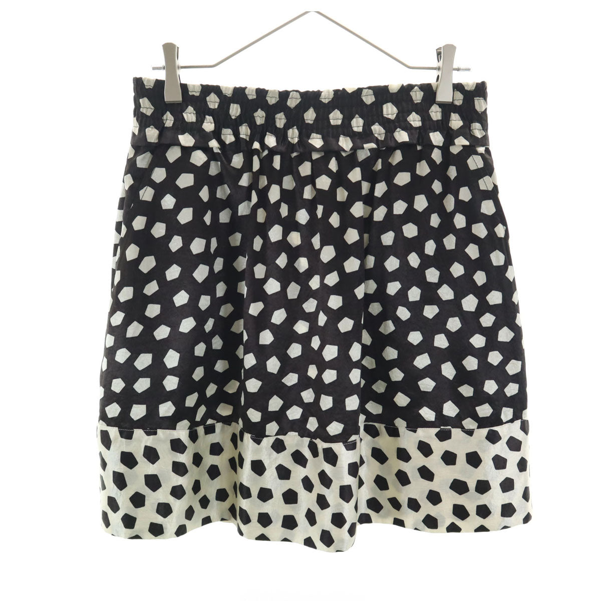 MARC BY MARC JACOBS マークバイマークジェイコブス 総柄 ミニスカート XS ブラック レディース