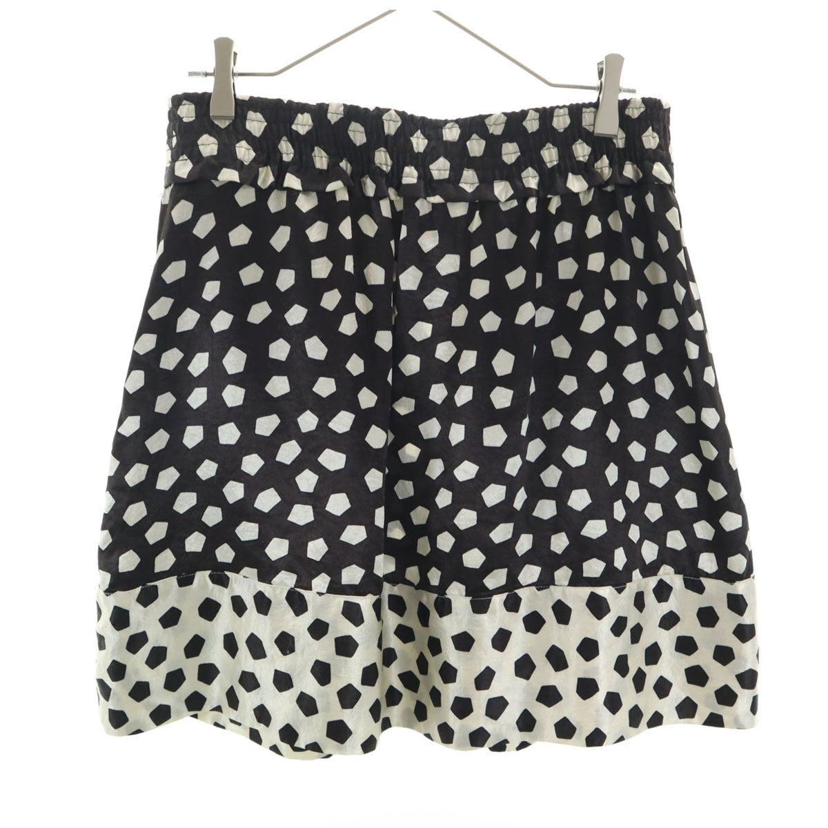 MARC BY MARC JACOBS マークバイマークジェイコブス 総柄 ミニスカート XS ブラック レディース