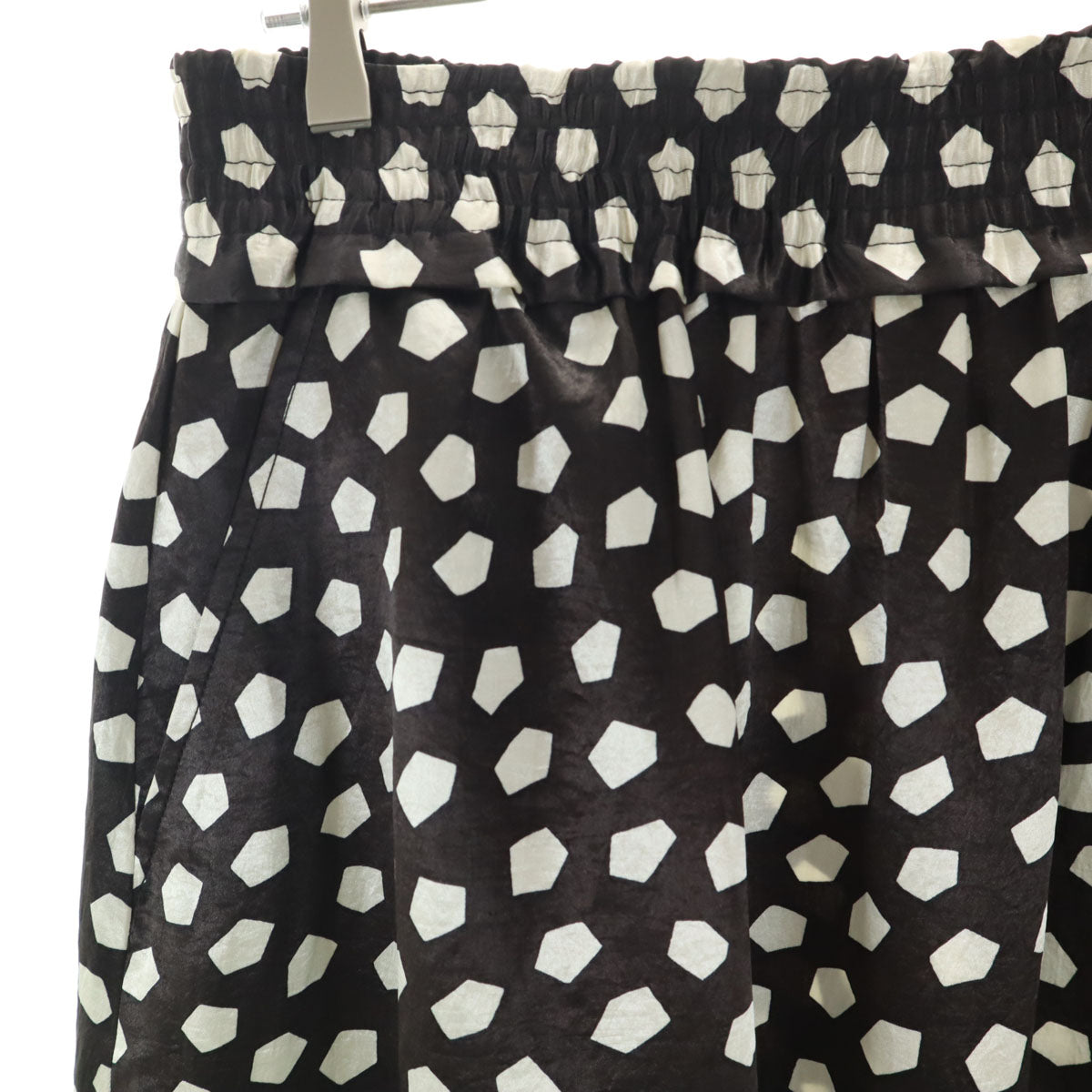 MARC BY MARC JACOBS マークバイマークジェイコブス 総柄 ミニスカート XS ブラック レディース