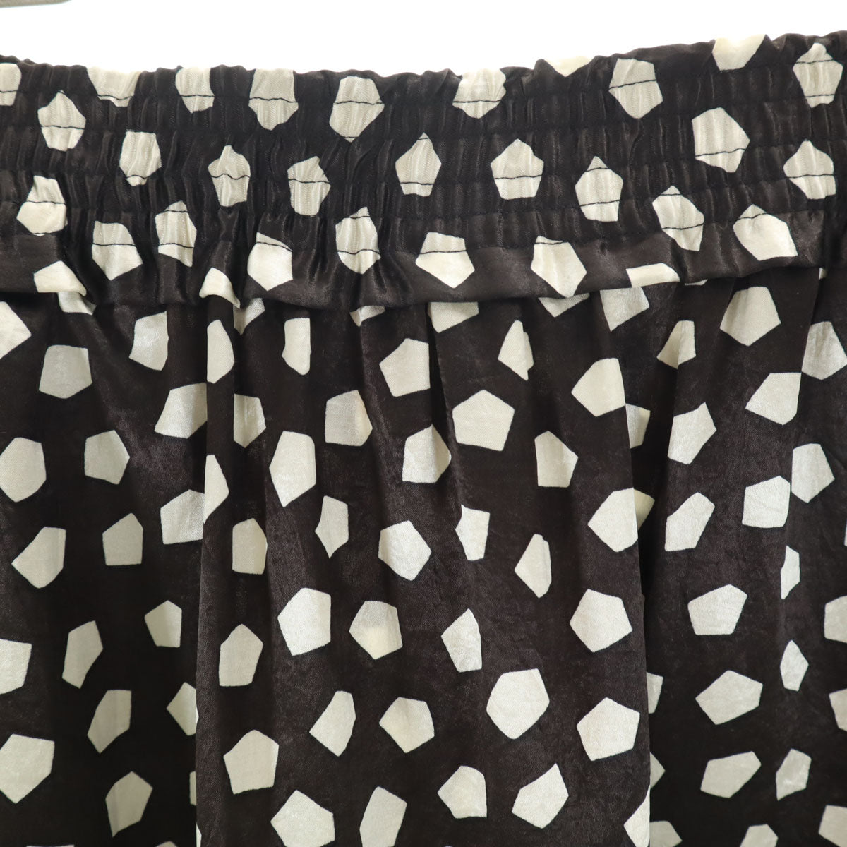 MARC BY MARC JACOBS マークバイマークジェイコブス 総柄 ミニスカート XS ブラック レディース