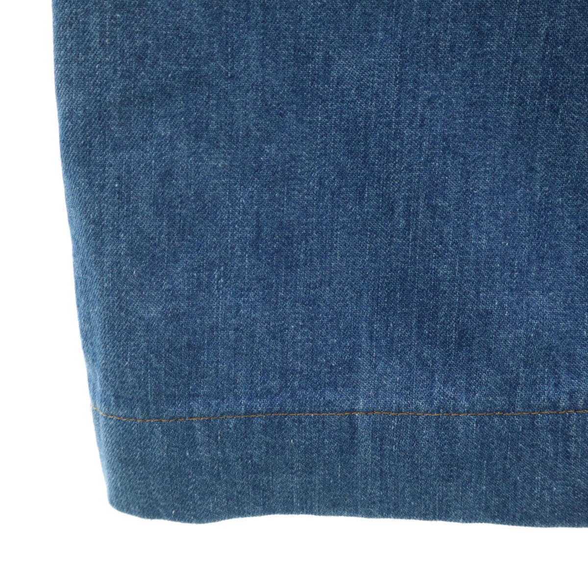RALPH LAUREN ラルフローレン 90s USA製 オールド ミモレ丈 デニム タイトスカート 6 ウォッシュブルー レディース
