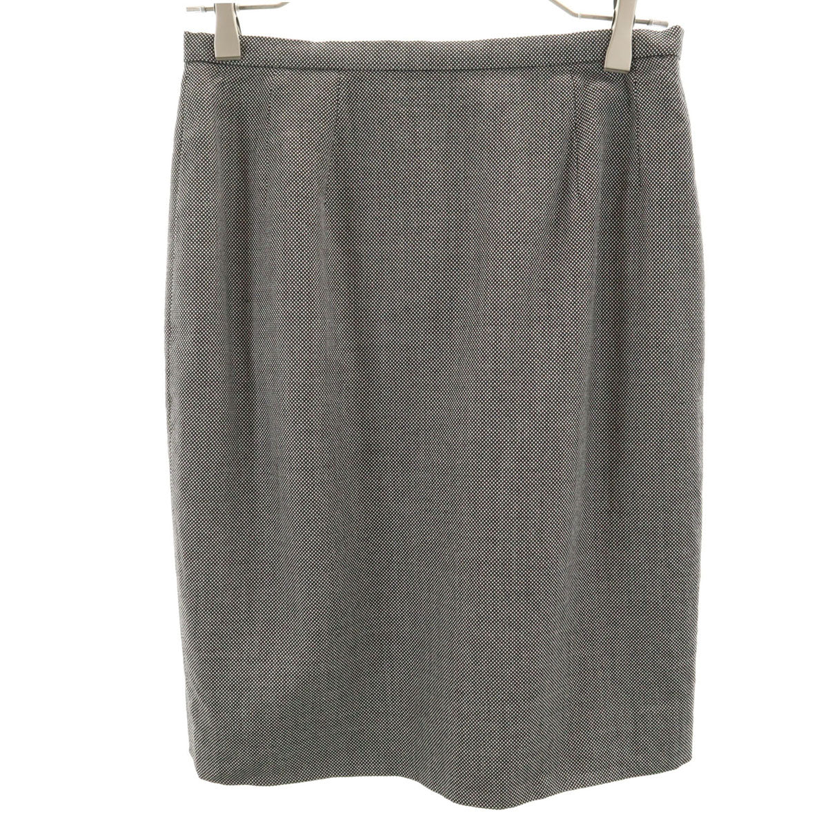 Christian Dior クリスチャンディオール 90s オールド ミディ丈 タイトスカート 11 ホワイト レディース