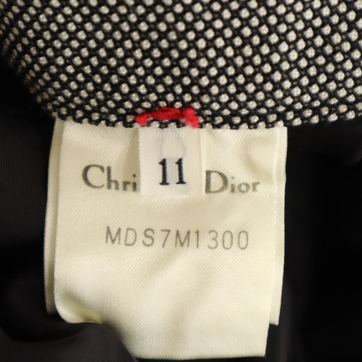 Christian Dior クリスチャンディオール 90s オールド ミディ丈 タイトスカート 11 ホワイト レディース